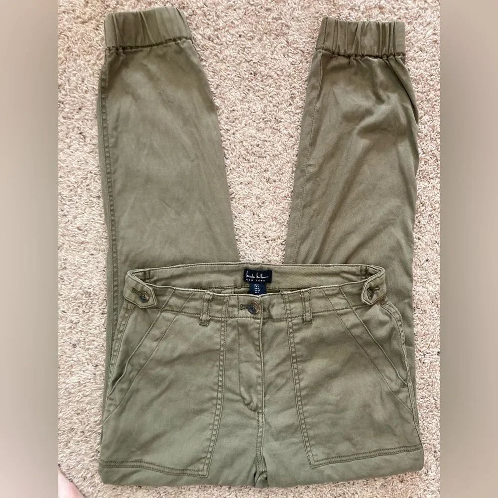 Nicole Miller Army Trouser Pants w/ jogger legs run big like 4-6 - Picture 3 of 10